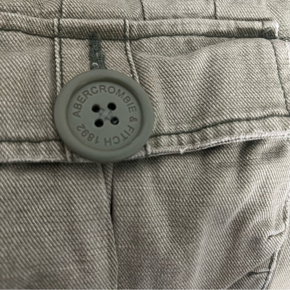 Abercrombie & Fitch Women's Parka Jacket Size Med Quilted Faux Fur Hood Vintage - Picture 9 of 13